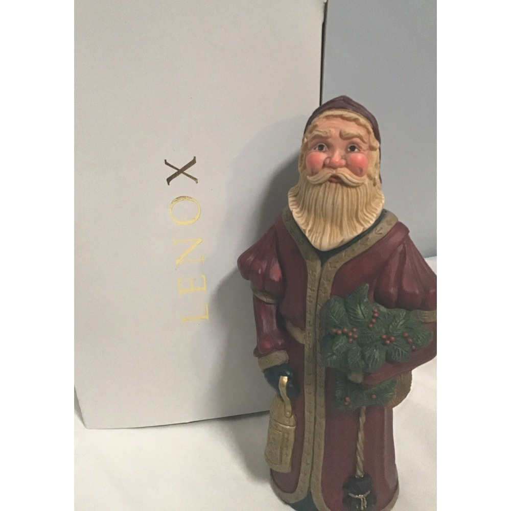 Vintage Lenox 1996 "The Lenox Country Santas" Series Size 8" Tall BY Linda Horn